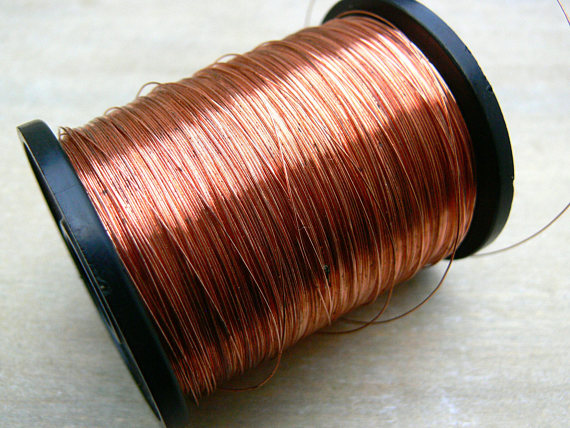 Bare copper wire